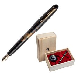 Ручка перьевая Namiki Tradition Chinese Phoenix цвет чернил черный цвет корпуса черный